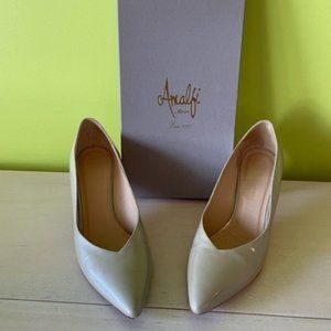 Amalfi Light taupe (patent leather) pumps - size 9